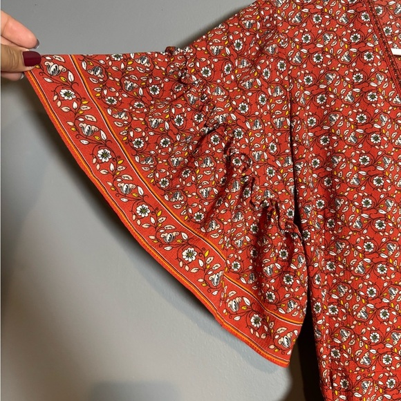 Max Studio Multicolored Ruffled Wrap Sundress - Picture 2 of 10